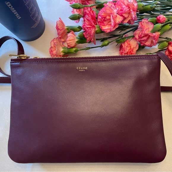 CELINE Trio Bag, New Logo, in Smooth Lambskin Leather - Picture 11 of 11